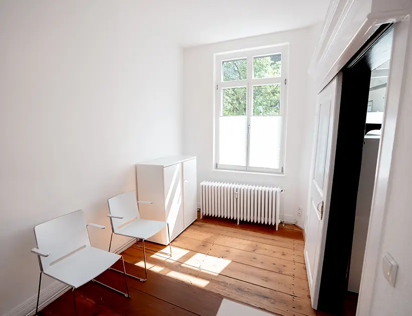 Über uns 3 Wartezimmer